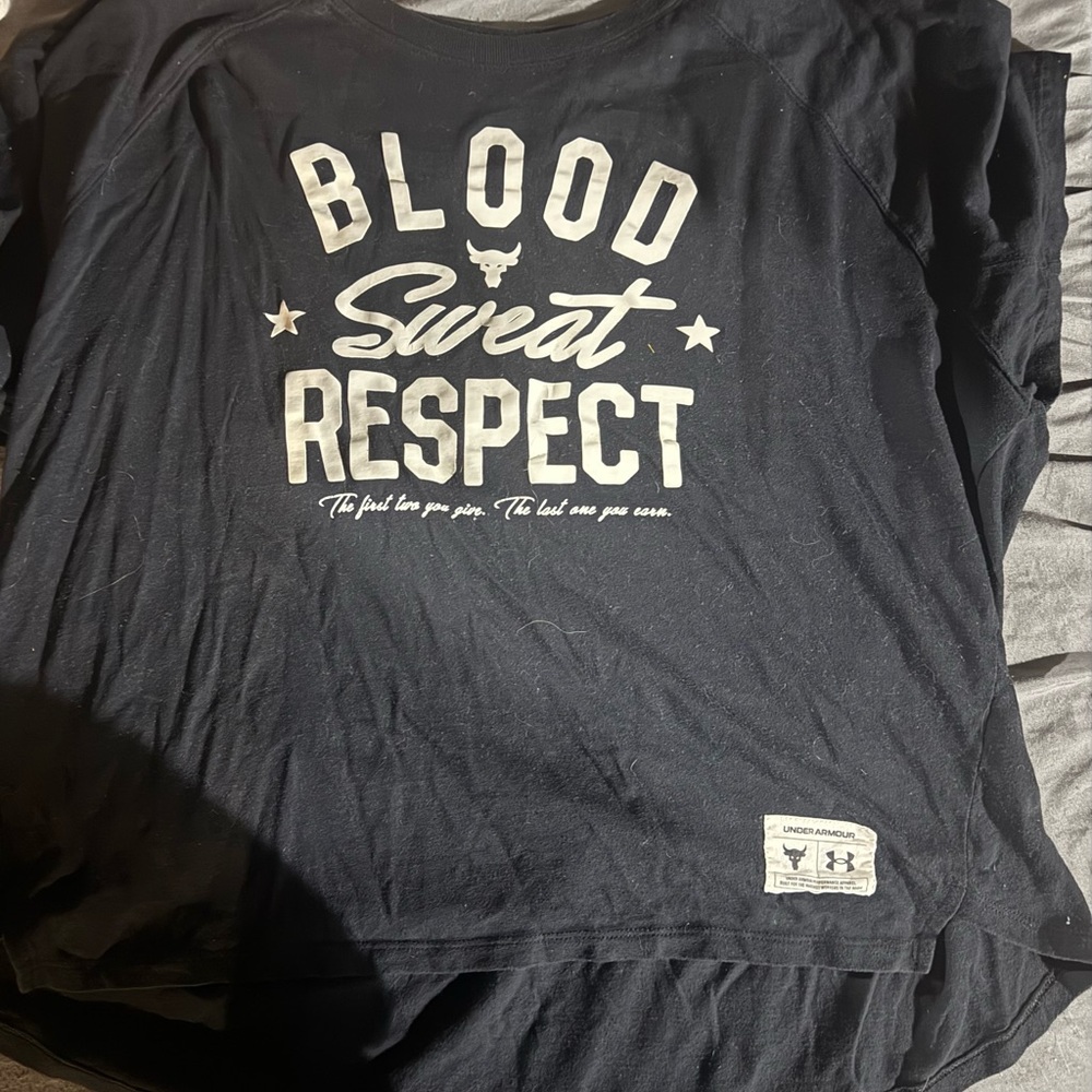 Under Armour The Rock Black Graphic Tee